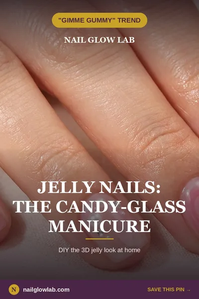Jelly Nails: How To DIY The "Gimme Gummy" Candy-Glass Manicure