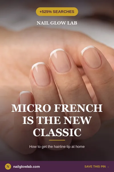 Micro French Manicure: The Barely-There Tip Everyone Is Copying