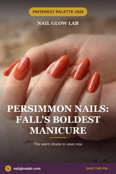 Persimmon Nails: The Warm Shade Topping Pinterest's 2026 Palette